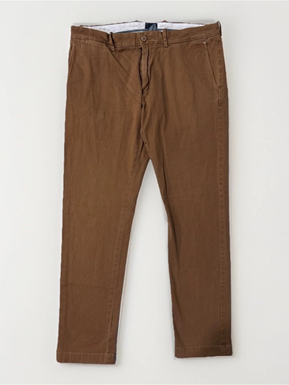 J. Crew 484 Slim Fit Stretch Stretch Chino Pants Men's 33x32 Brown